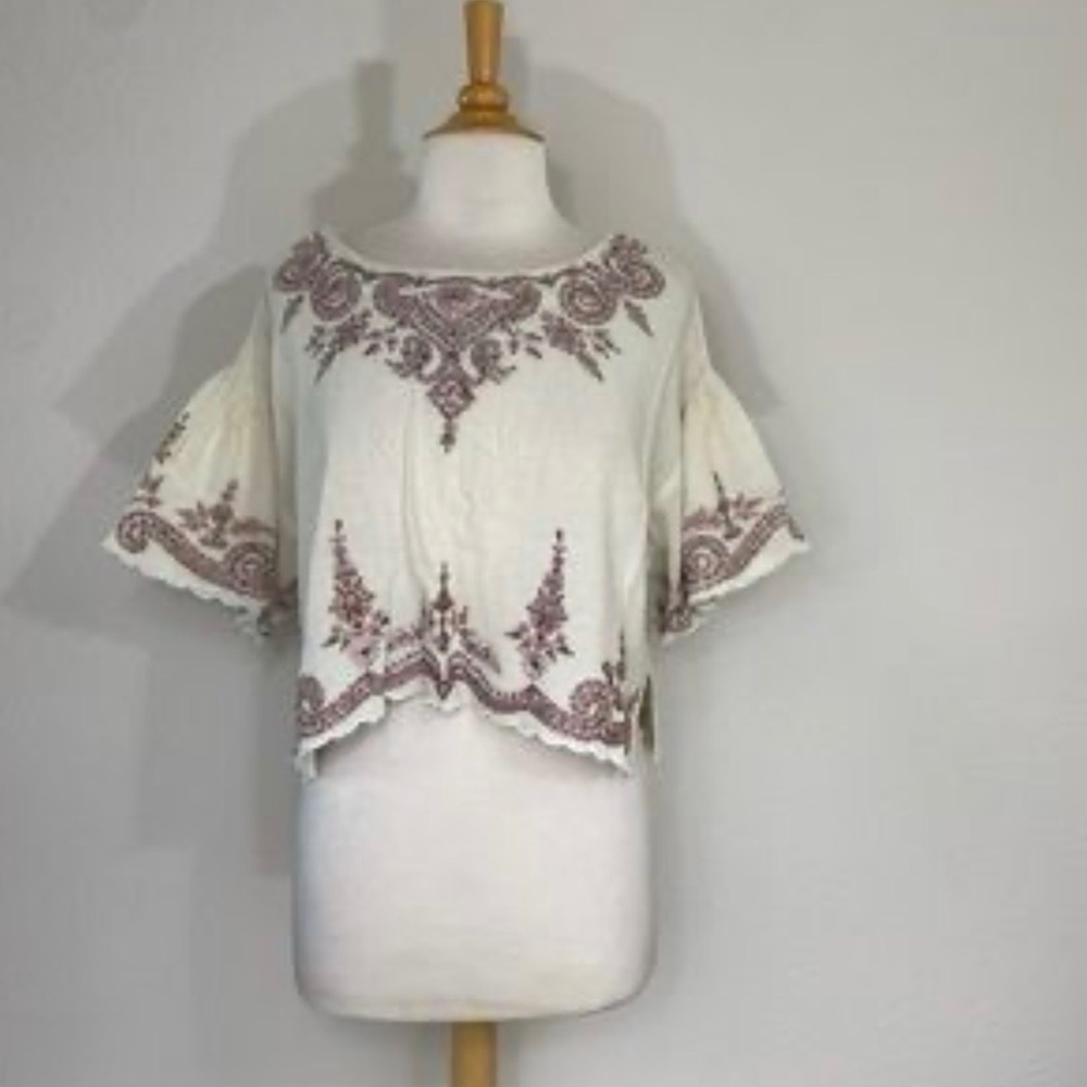 Free People cropped blouse - Picture 9 of 9